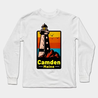 Camden Maine Lighthouse Long Sleeve T-Shirt